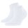 FALKE Damen Sneaker-Socken 2er Pack - Sensitive London, Baumwolle, Bündchen, Logo, einfarbig, kurz
