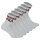 FILA Unisex Socks, 6 Pairs Quarter - short Socks, Sport, Logo Cuff, uni