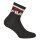 FILA Unisex Socken, 6 Paar Quarter - Kurzsocken, Sport, Logo-Bund, uni Schwarz 35-38
