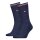 TOMMY HILFIGER Unisex Sportsocken, Multipack - UNI Iconic Sock, Tennissocken Blau 43-46 4er Pack (2x2P)