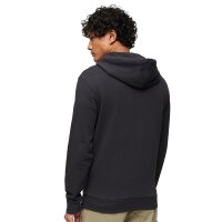Superdry Herren Hoodie - Classic VI Heritage Chest Hood , Logo, einfarbig Schwarz S