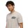 Superdry Mens T-Shirt - Embroider Superstate Logo Tee, Logo, Round neck, Single colour Grey L (Large)