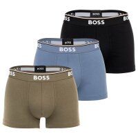 BOSS mens boxer shorts, 3-pack - Trunk 3P Power, cotton stretch, logo, uni
