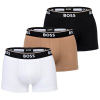 BOSS mens boxer shorts, 3-pack - Trunk 3P Power, cotton stretch, logo, uni