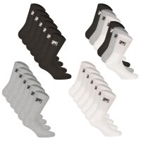 FILA 6 Paar Socken Unisex - Frottee Tennissocken, Crew Socks, Logobund, 35-46