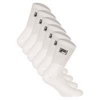FILA 6 pair socks unisex - terry tennis socks, crew socks, logo waistband, 35-46