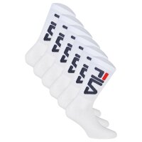 FILA Unisex Socks 6 Pairs - Tennis Socks, Crew Socks, Terry, Sport, Logo