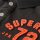 Superdry Mens Polo Shirt - Vintage Athletic Polo, Logo, Single Colour Black M (Medium)