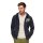 Superdry Mens Sweat Jacket - Vintage Athletic Zip Hoodie, Hood, Logo, Single Colour Blue L (Large)
