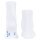 FALKE Unisex Socks Pack of 2 - Short Socks, Cotton Blend, Run Rib, Cuff, solid color White 37-38