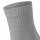 FALKE Unisex Socks Pack of 2 - Short Socks, Cotton Blend, Run Rib, Cuff, solid color Light gray 37-38