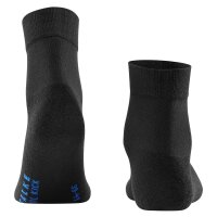 FALKE Unisex Socken 2er Pack - Cool Cick, Polyester, einfarbig Schwarz 39-41