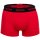 HUGO Mens Boxer Shorts, 3-pack - TRUNK TRIPLET DESIGN, Logo, Cotton Stretch Black/Red S (Small)