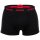 HUGO Mens Boxer Shorts, 3-pack - TRUNK TRIPLET DESIGN, Logo, Cotton Stretch Black/Red S (Small)