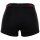 HUGO Mens Boxer Shorts, 3-pack - TRUNK TRIPLET DESIGN, Logo, Cotton Stretch Black/Red S (Small)