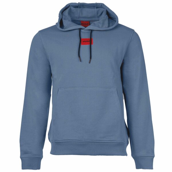 HUGO Herren Kapuzen-Sweatshirt - Daratschi214, Hoodie, French Terry, Baumwolle Blau (Medium Blue 427) M
