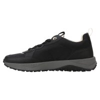 HUGO mens trainers - Kane Runn mono2, trainers, laces, all-over logo Black EU 43 (UK 9)