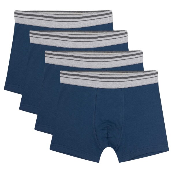 Sanetta Boys Hipshorts, 4-Pack - Pants, Underpants Dark Blue/Grey 140 (8-9 Years)