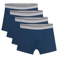 Sanetta Boys Hipshorts, 4-Pack - Pants, Underpants Dark Blue/Grey 176 (14 years)