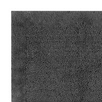 Villeroy & Boch Badematte - Charisma, Wende-Badteppich, Badvorleger, Baumwolle Dunkelgrau 60x100 cm