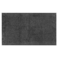 Villeroy & Boch Bath Mat - Charisma, Reversible Bath Mat, Cotton Dark Grey 60x100 cm
