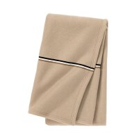 BOSS blanket - BLINEA, plaid, fleece, stripe detail