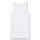 Sanetta girls undershirt 3-Pack - basic shirt, wide straps, single jersey cotton White 128 (6-7 Years)
