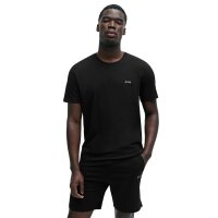 Vielseitig kombinierbares Basic T-Shirt von der Marke BOSS. Elastische Jersey-Qualität aus reiner Baumwolle, kleine Logo-Stickerei, Regular Fit. Black M (Medium)