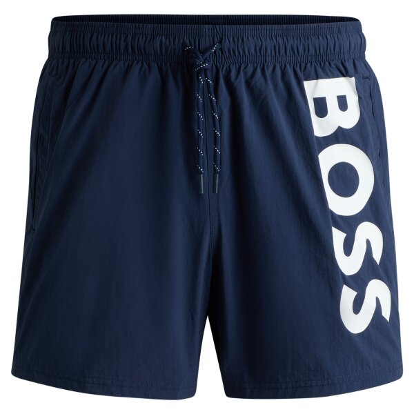 BOSS mens swim shorts - OCTOPUS, swim shorts, swimming trunks, woven, logo, plain Blue M (Medium)