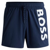 BOSS mens swim shorts - OCTOPUS, swim shorts, swimming trunks, woven, logo, plain Blue M (Medium)
