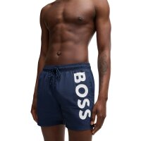 BOSS mens swim shorts - OCTOPUS, swim shorts, swimming trunks, woven, logo, plain Blue M (Medium)