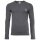 VERSACE Herren Shirt langarm - TOPEKA, Sweatshirt, Rundhals, Stretch Cotton Dunkelgrau M