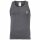 VERSACE Herren Tank Top - TOPEKA, Unterhemd, Rundhals, Stretch Cotton, einfarbig Dunkelgrau M