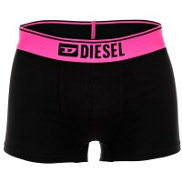 DIESEL Herren Boxershorts, 3er Pack - UMBX-DAMIENTHREEPACK, Trunks, Logobund, Cotton Stretch Schwarz/Grün/Pink S