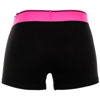 DIESEL Mens Boxer Shorts, 3-pack - UMBX-DAMIENTHREEPACK, Trunks, Logo Waistband, Cotton Stretch Black/Green/Pink S (Small)