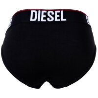 DIESEL Mens Briefs, 3-Pack - UMBR-ANDRETHREEPACK, Briefs, Cotton Stretch, plain Black XL (X-Large)