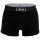 VERSACE Herren Boxershort - RIBBED, Short Trunk Tex Ribbed Cotton, Stretch Cotton, Logo Schwarz S