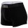 VERSACE mens boxer shorts - RIBBED, Short Trunk Tex Ribbed Cotton, Stretch Cotton, Logo Black S (Small)
