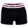 DIESEL Mens Boxershorts, 2-Pack - UMBX-SHAWN TWO PACK, Trunks, Logo Waistband, Contrast Stripe, Cotton Stretch Black S (Small)