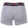 DIESEL Herren Boxershorts, 2er Pack - UMBX-SHAWN TWO PACK, Trunks, Logobund, Kontrast-Streifen, Cotton Stretch Schwarz/Grau S