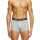 DIESEL Mens Boxershorts, 2-Pack - UMBX-SHAWN TWO PACK, Trunks, Logo Waistband, Contrast Stripe, Cotton Stretch Black/Grey S (Small)