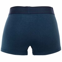 DIESEL Herren Boxershorts, 3er Pack - UMBX-DAMIENTHREEPACK, Trunks, Camouflage, Cotton Stretch Blau/Schwarz S