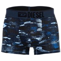 DIESEL Mens Boxer Shorts, 3-pack - UMBX-DAMIENTHREEPACK, Trunks, Camouflage, Cotton Stretch Blue/Black S (Small)