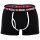 DIESEL Mens Boxer Shorts, 3-pack - UMBX-DAMIENTHREEPACK, Trunks, Logo Waistband, Contrast Stitching, Cotton Stretch Black S (Small)