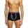 DIESEL Mens Boxer Shorts, 3-pack - UMBX-DAMIENTHREEPACK, Trunks, Logo Waistband, Contrast Stitching, Cotton Stretch Black S (Small)