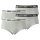 PUMA Ladies Mini Shorts - Iconic, Soft Cotton Modal Stretch, Pack of 4 Grey Melange XS (X-Small)