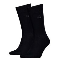 PUMA mens socks, 6-pack - Classic, short socks, logo, single-coloured Black 43-46 (UK 9-11)