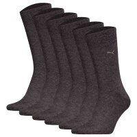 PUMA mens socks, 6-pack - Classic, short socks, logo, single-coloured Grey 39-42 (UK 6-8)
