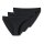 UNCOVER by SCHIESSER Damen Slip - Tai, Soft Cotton, 6er Pack Schwarz S