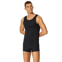 UNCOVER by SCHIESSER Mens Undershirt 4-Pack - Series "Uncover", Round Neck Black M (Medium)